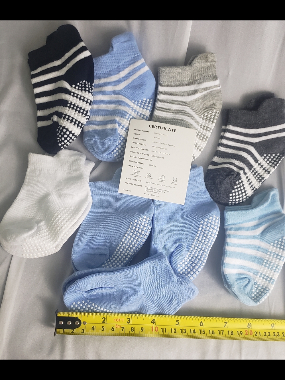 Toddler Non-Slip Ankle Socks 9 Pairs NWT